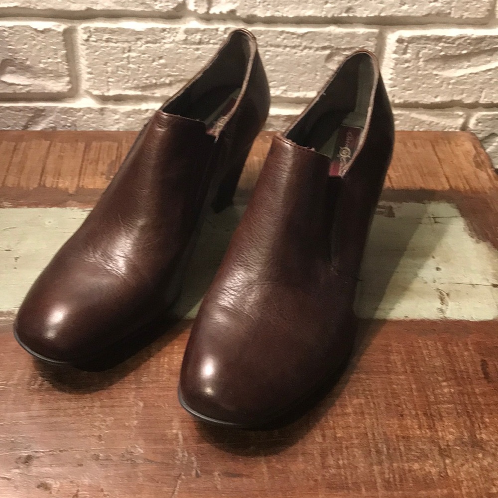 Born Crown Label Brown Ankle Booties